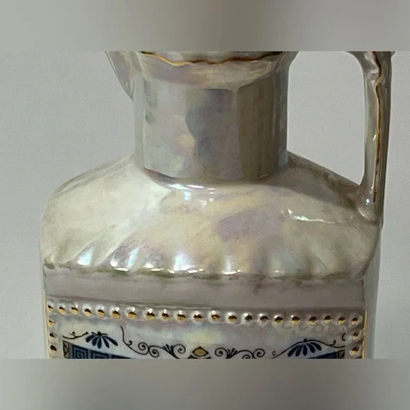 Lustreware 1950s Iridescent German Lusterware Porcelain Vinegar Decanter 2895 - Picture 6 of 14